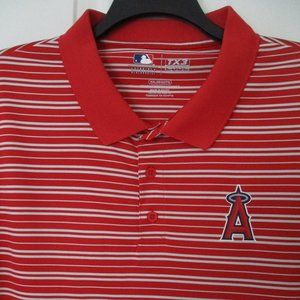 Genuine Merchandise MLB California Angels Baseball Mens S/S Polo Shirt- Size XL*